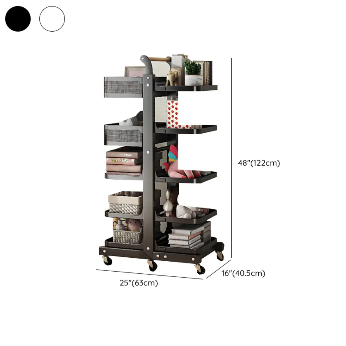 Causal Open Steel Adjustable Shelves Sliding Bookcase Image - 16