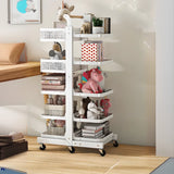 Causal Open Steel Adjustable Shelves Sliding Bookcase Image - 7