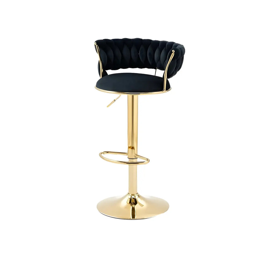 Adjustable bar stool for kitchen island seating and counter height dining spaces