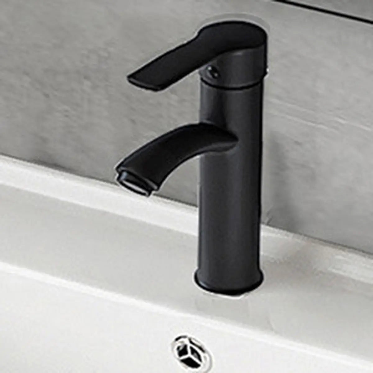 Charcoal Rectangular Sink MDF Storage Bathroom Vanity Image - 4