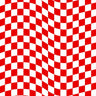 Checkerboard Polypropylene Green Rectangle Area Rug Image - 14