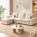 Chenille Modular Sofa with Storage and Memory Foam Image - 1