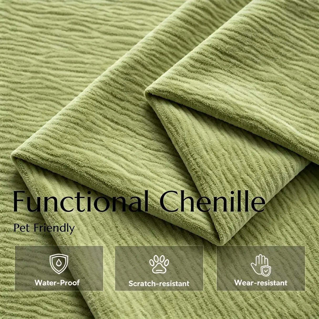 Chenille Modular Sofa with Storage and Memory Foam Image - 11