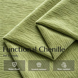 Chenille Modular Sofa with Storage and Memory Foam Image - 11