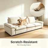 Chenille Modular Sofa with Storage and Memory Foam Image - 13