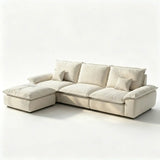Chenille Modular Sofa with Storage and Memory Foam Image - 2