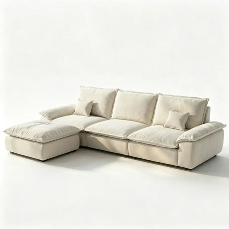 Chenille Modular Sofa with Storage and Memory Foam Image - 2