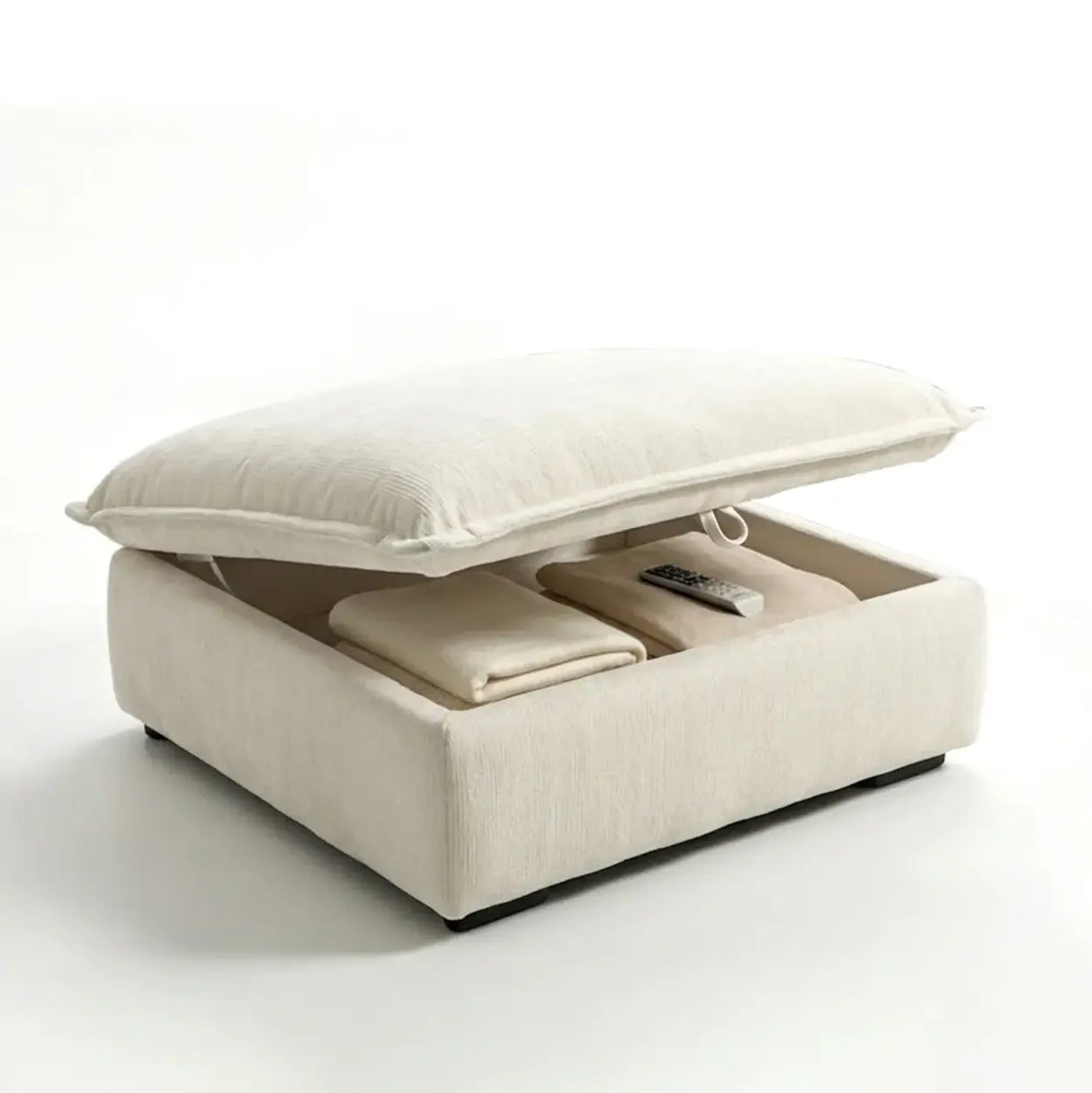 Chenille Modular Sofa with Storage and Memory Foam Image - 21