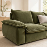 Chenille Modular Sofa with Storage and Memory Foam Image - 6