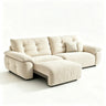 Chenille Power Sofa Bed with Extendable Sliding Chaise Image - 18