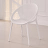 Chic Round Mesh Polymer Arm Dining Chair Multicolor Image - 7