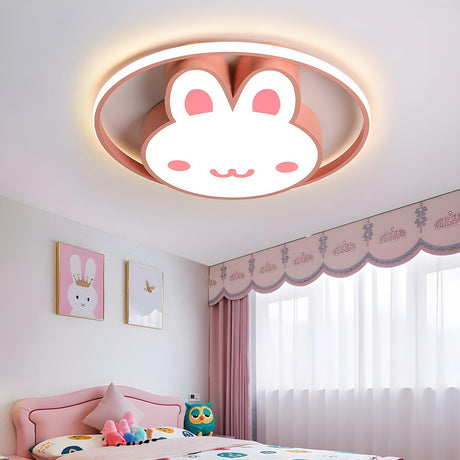 Child Room Adorable Whale LED Flush Mount Ceiling Light Image - 2