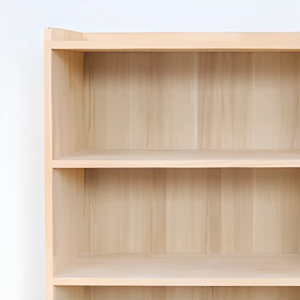 Children's Simple Closed Back Wooden Storage Bookcase Image - 12