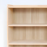 Children's Simple Closed Back Wooden Storage Bookcase Image - 12