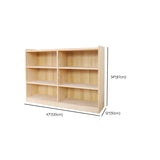 Children's Simple Closed Back Wooden Storage Bookcase Image - 16