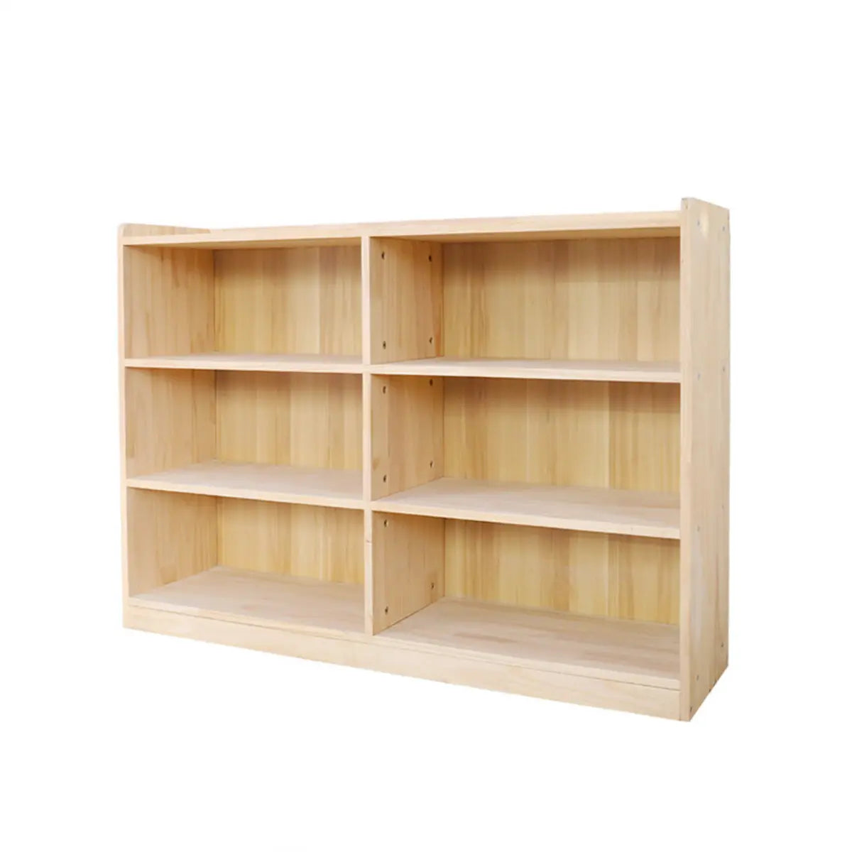 Children's Simple Closed Back Wooden Storage Bookcase Image - 5