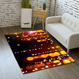 Christmas Wreath Polyester Anti-Slip Backing Area Rug Image - 9