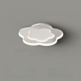 Chrome Flower LED Flush Mount Ceiling Light 3-Light Image - 10