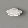 Chrome Flower LED Flush Mount Ceiling Light 3-Light Image - 10