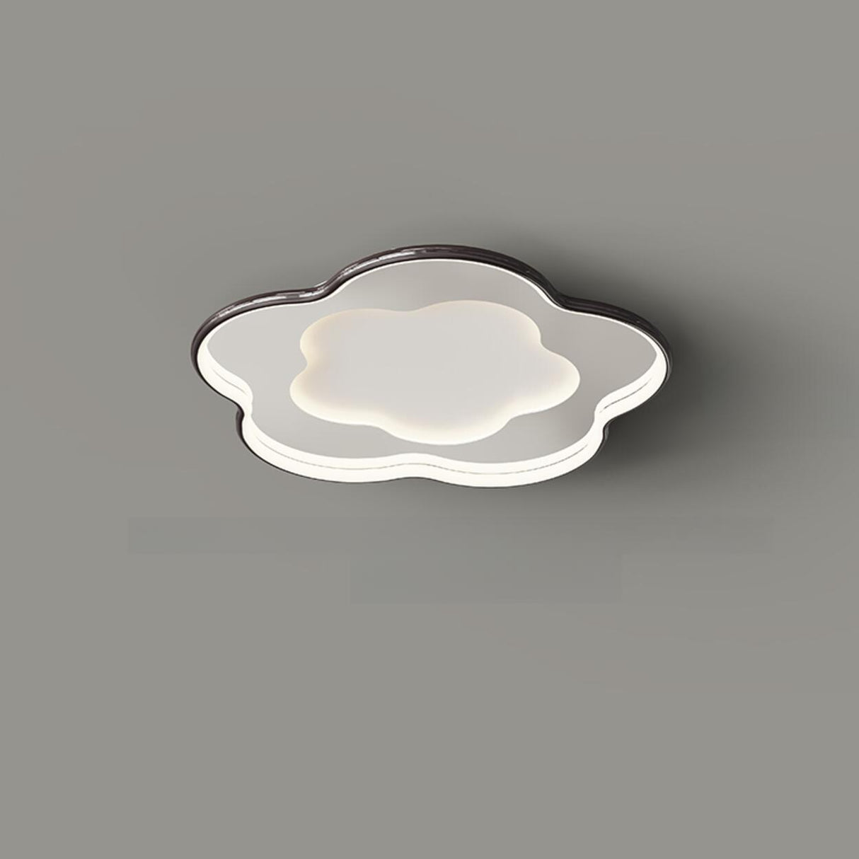 Chrome Flower LED Flush Mount Ceiling Light 3-Light Image - 12