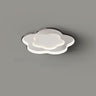 Chrome Flower LED Flush Mount Ceiling Light 3-Light Image - 12