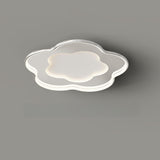 Chrome Flower LED Flush Mount Ceiling Light 3-Light Image - 16