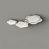 Chrome Flower LED Flush Mount Ceiling Light 3-Light Image - 3