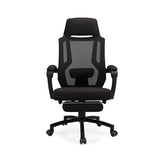 Classic Black Adjustable Ergonomic Swivel Office Chair Image - 1