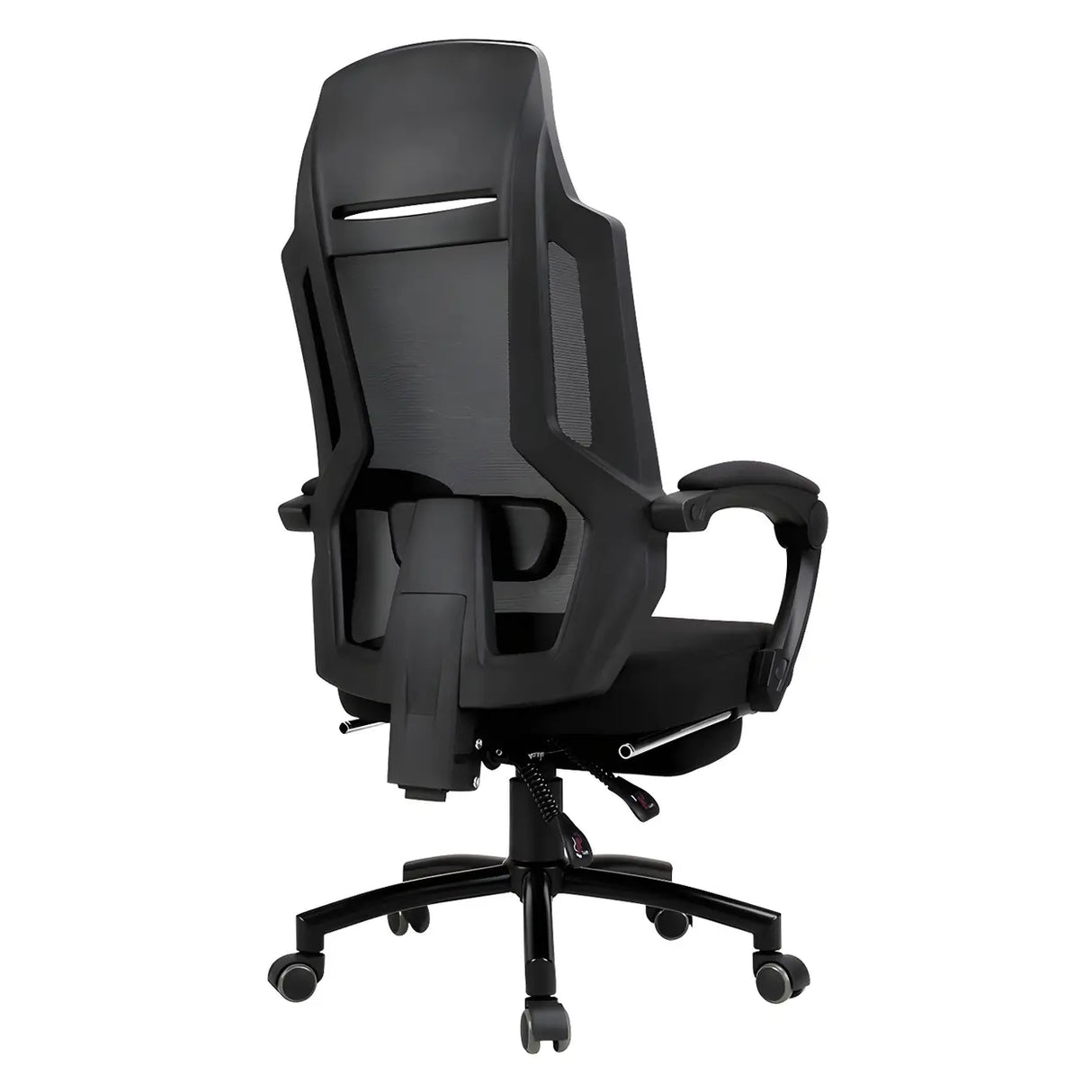 Classic Black Adjustable Ergonomic Swivel Office Chair Image - 2