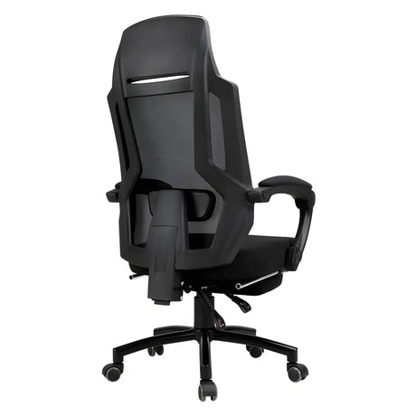 Classic Black Adjustable Ergonomic Swivel Office Chair Image - 2