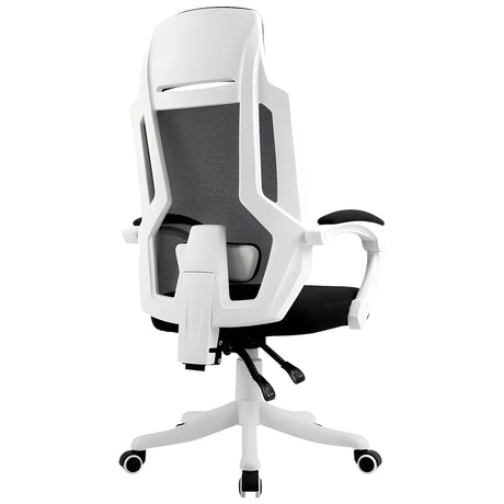 Classic Black Adjustable Ergonomic Swivel Office Chair Image - 5