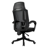Classic Black Adjustable Ergonomic Swivel Office Chair Image - 3
