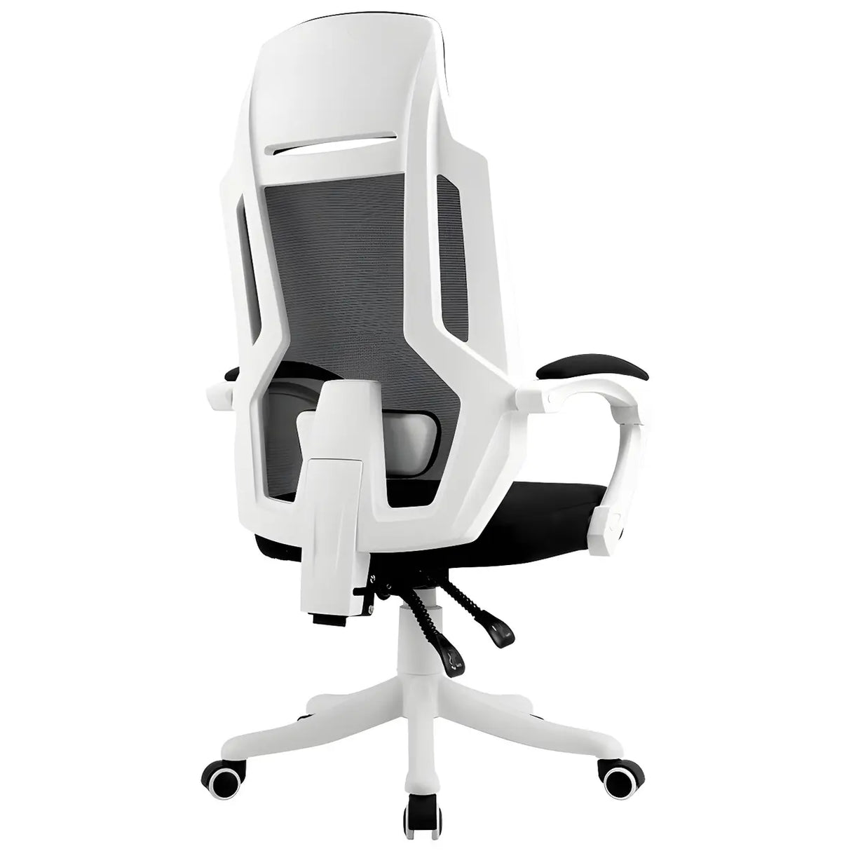 Classic Black Adjustable Ergonomic Swivel Office Chair Image - 5