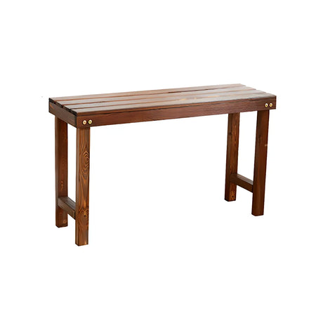 Classic Brown Staircase Shape Solid Wood Plant Stand Image - 7