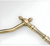 Classic Chrome Kitchen Faucet with Dual Handles Image - 11
