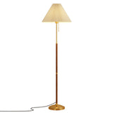 Classic Cone Bedside Floor Lamp with Pull Chain Image - 5