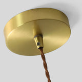Classic Dome White Ceramics Pendant Light Dining Room Image - 7