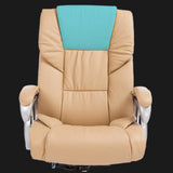 Classic Ergonomic Leather Tan Adjustable Office Chair Image - 7
