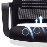 Classic Ergonomic Mesh Black Adjustable Office Chair Image - 13