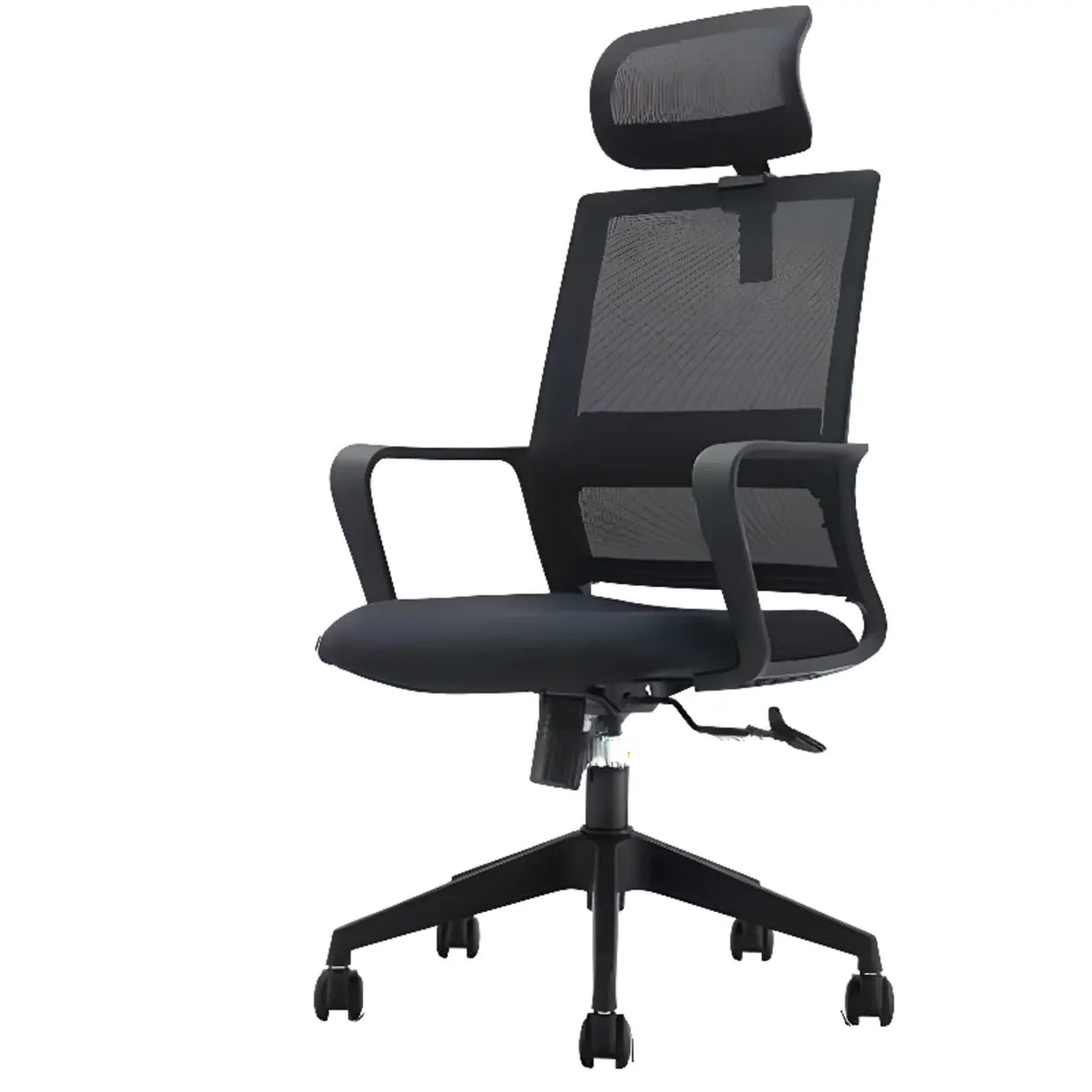 Classic Ergonomic Mesh Black Adjustable Office Chair Image - 5