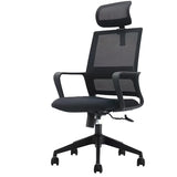 Classic Ergonomic Mesh Black Adjustable Office Chair Image - 5