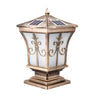 Classic Garden Decor Solar Outdoor Pillar Lantern Lamp Image - 3