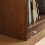 Classic Kids Low Profile Wood Brown Horizontal 3-Tier Bookshelf Image - 10