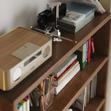 Classic Kids Low Profile Wood Brown Horizontal 3-Tier Bookshelf Image - 8