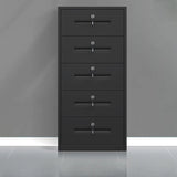 Classic Lockable Drawers Vertical Metal Filing Cabinet Image - 19