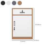 Classic Lockable Drawers Vertical Metal Filing Cabinet #size