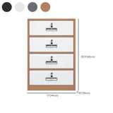 Classic Lockable Drawers Vertical Metal Filing Cabinet Image - 33