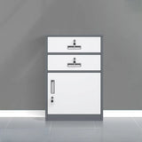 Classic Lockable Drawers Vertical Metal Filing Cabinet Image - 6