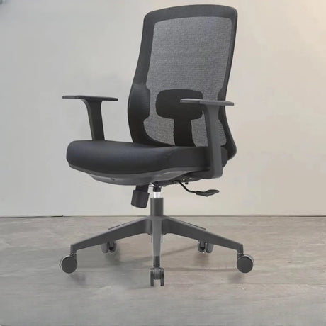 Classic Lumbar Support Black Ergonomic Mesh Office Chair Image - 1