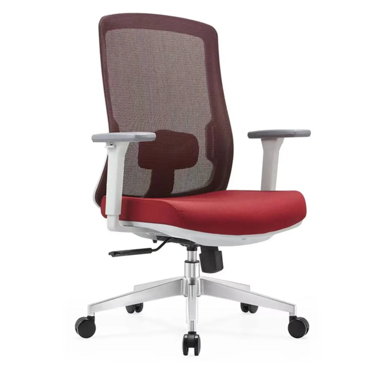 Classic Lumbar Support Black Ergonomic Mesh Office Chair Image - 10
